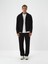 Erkek Siyah Pamuk Dokulu Oversize Sweatmont 1