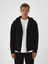 Erkek Siyah Pamuk Dokulu Oversize Sweatmont 2