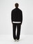 Erkek Siyah Pamuk Dokulu Oversize Sweatmont 5