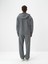 Erkek Gri Pamuk Dokulu Oversize Sweatmont 5