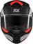 Kapalı Kask Fenix Ork B5 Mat Siyah-Kırmızı 3