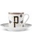 P Harfli Renkli Kahve Fincanı, 80 Ml, Şık ve Kullanışlı Tasarım 4