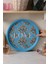 Yuvarlak Metal Tepsi 35 Cm, Mavi, Şık ve Dayanıklı Ev Dekorasyon Ürünü 2