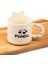 Sevimli 3D Panda Kabartmalı Porselen Kupa 360ML, Şık ve Estetik Tasarım 4