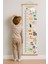 Hayvanlı Kanvas Boy Ölçer Cetvel – Ahşap Çıtalı, Asmaya Hazır (10–150 Cm) 3