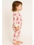 Kız Çocuk Tavşan Desenli Pamuklu Pijama Takımı 4