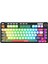 Eıra Transparan Hot Swap 2.4g + Bt Gasket Oil Switch Tr Q Pudding Pbt Keycaps Kablosuz Mekanik Klavyesi 1