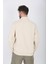 Kontrast Fermuarlı Dik Yaka Sweatshirt , Şardonlu 3 Iplik , Göğüs Nakış Detaylı,sweatshirt Erkek 3