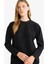 Relax Fit Bisiklet Yaka Sweatshirt E8433AX25AU 1