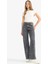 Straight Wide Yüksek Bel Uzun Jean Yıkamalı Pantolon G0925AX25WN 1