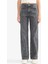 Straight Wide Yüksek Bel Uzun Jean Yıkamalı Pantolon G0925AX25WN 4