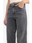 Straight Wide Yüksek Bel Uzun Jean Yıkamalı Pantolon G0925AX25WN 5