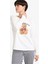 Pijama Takımı Regular Fit Ayıcık Baskılı Uzun Kollu Üst Kareli Uzun Alt-Fall in Love G2169AX25AU 5