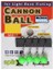 Cannon Ball Mafsallı Yeşil Uv Jig Head 1