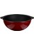 Döküm Yuvarlak Özbek Kazanı / Tencere. Döküm Demir Yekpare Kulplu ÇAP(Ø)28CM.-BORDO 1