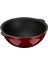 Döküm Yuvarlak Özbek Kazanı / Tencere. Döküm Demir Yekpare Kulplu ÇAP(Ø)28CM.-BORDO 2