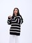 43111 Triko Çizgili Salaş Kazak-Siyah-Ekru 2