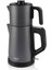 Füme Renkli 1 Lt Demlik Kapasiteli 1800W Çay Makinesi 3