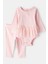 Kız Bebek Pembe Body Pantolon 1