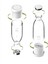 Taşınabilir 350 ml Mini Meyve Karıştırıcı ve Smoothie Blender, Beyaz 2