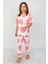 Desenli Kız Çocuk Kısa Kollu Pijama Takımı 2