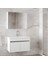 Visente-Ea Beyaz 80 cm Mdf-Aynalı-Lavabolu Banyo Dolabı Takımı-Hazır Kurulu 1