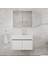 Visente-Ea Beyaz 80 cm Mdf-Aynalı-Lavabolu Banyo Dolabı Takımı-Hazır Kurulu 2