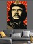 Che Guevara Sanat Portresi Dekoratif Kanvas - Mdf Ahşap Tablo 1