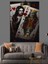 Karo Papazı ve Kızı Kartları Dekoratif Kanvas - Mdf Ahşap Tablo 1