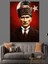 Askeri Üniformalı Atatürk Portresi Dekoratif Kanvas - Mdf Ahşap Tablo 4