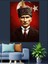 Askeri Üniformalı Atatürk Portresi Dekoratif Kanvas - Mdf Ahşap Tablo 5