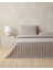 Glen Plaid Ipliği Boyalı Tek Kişilik Nevresim Takımı 160X220 cm Koyu Bej 1