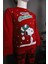 Snoopy Baskılı Unısex Çocuk Noel Sweat Şardonlu 2 Ip 1