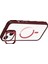 Apple iPhone 14 Remim Lensli Magsafe Standlı Kapak - Bordo 3