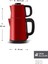 Pratik 2'li Çelik Çay Makinesi, Kırmızı Renkli, Hızlı ve Kolay Demleme Keyfi 2