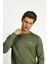Bisiklet Yaka Regular Fit Nakışlı Pamuklu Sweatshirt 3
