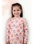 Kedi Desenli %100 Pamuk Kız Çocuk Pijama Takım 1
