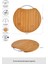 Büyük Yuvarlak Bambu Kesme Tahtası, 28 Cm, Doğal ve Şık Tasarım 2