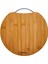 Büyük Yuvarlak Bambu Kesme Tahtası, 28 Cm, Doğal ve Şık Tasarım 6