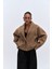 Bandera Koyu Bej Unisex Bomber Ceket 1