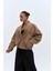 Bandera Koyu Bej Unisex Bomber Ceket 4
