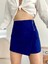 Gabardin Fermuarlı Şort Etek S24906 4