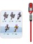 Dyson V7/V8/V10/V11/V12/15 Için Utanç Verici Boşluk Fırçası Aracı Kablosuz Elektrikli Süpürge Beceriksiz Boşluk Aracı (Yurt Dışından) 4