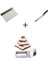 Çelik Spatula ve Kazıyıcı, Ayarlanabilir, 8 cm Kare Kek Kalıbı, Gri 1