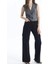 Kargo Cep Jeans Pantolon Siyah 2