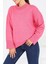 Fitil Detaylı Triko Kazak Pembe - 27718-PEMBE 1