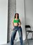 Baggy Süper Taş Bıyık Yıkama Kahve Tint Jeans Pantolon D2007 5