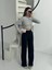 Fitilli Şardonlu Pantolon Siyah A4058 3