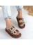 Juana Taba Nubuk Taşlı Terlik 4