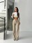 Fit Comfort Bej Salaş Pantolon A6011 2